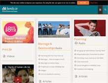 Tablet Screenshot of family.ie