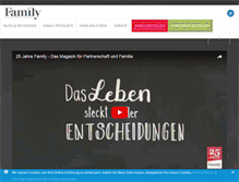 Tablet Screenshot of family.de